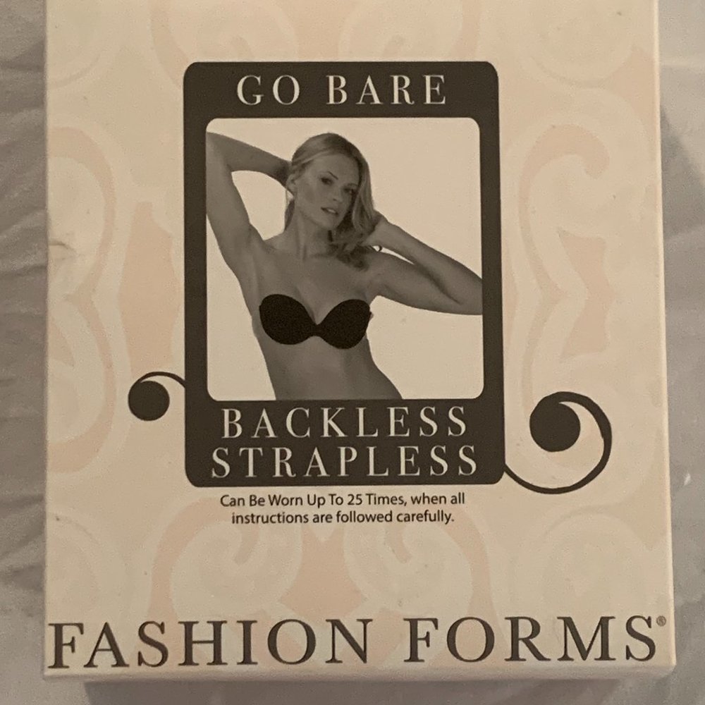 Nude/tan Fashion Forms Backless Strapless Bra D